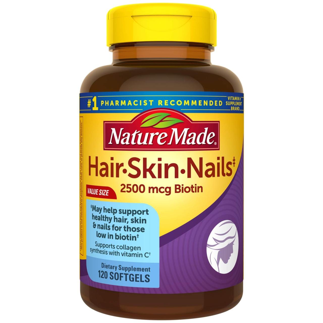 Supplements for Healthy Hair Skin and Nails Glow